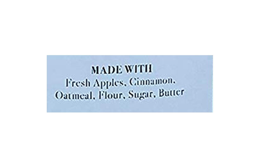 Mo's Apple Cinnamon & Oatmeal Cookies   Glass Jar  200 grams